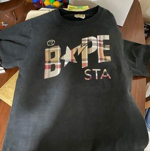 Burberry bape t shirt size small